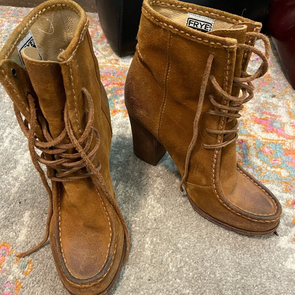 Frye Moccasin Heels